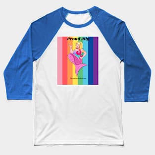 The Maven Medium- Proud Ally Baseball T-Shirt